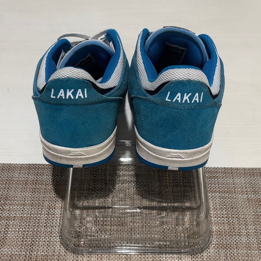 Lakai Telford Low sneakers in beautiful teal and white. Men's 10. Very sharp! - Picture 3 of 7